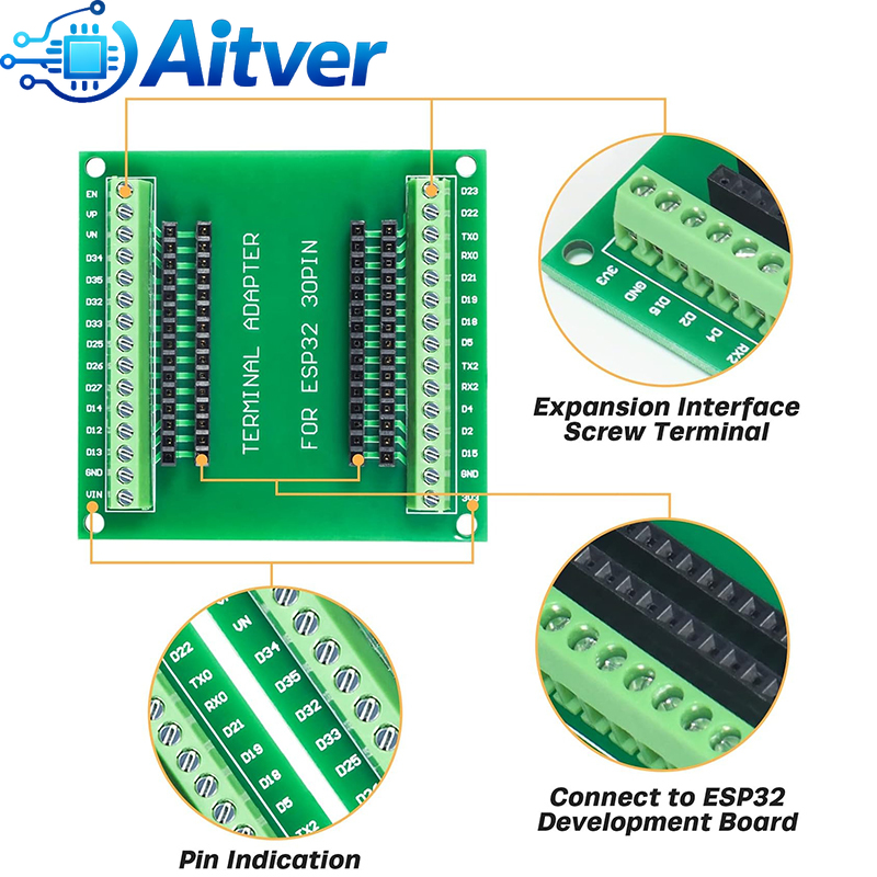 ESP32 30PIN Expansion Board +  - Esp32 Uart Module ulasan dan harga