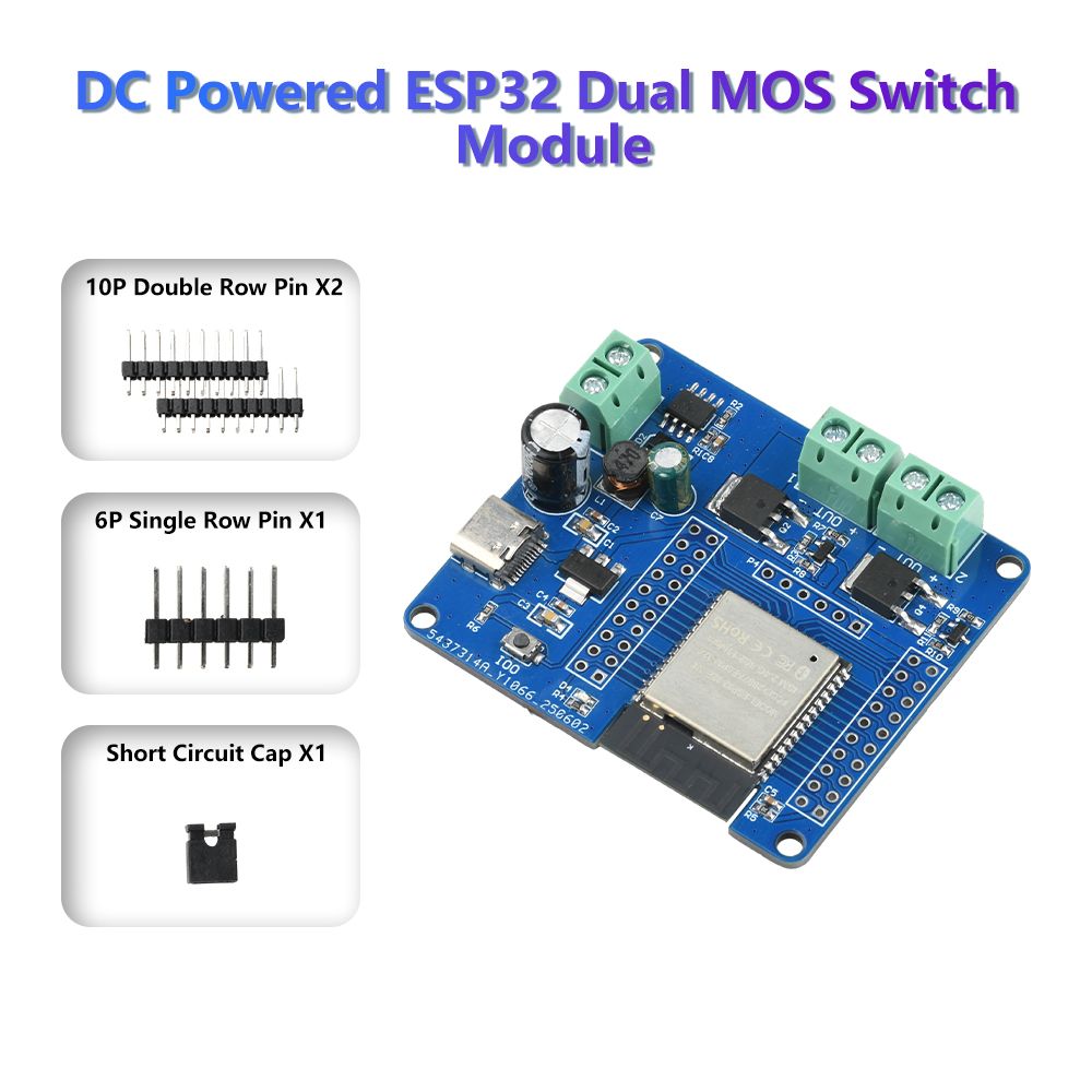DC 5-60V ESP32 2/4-Way MOS Swi - Esp32 Uart Module ulasan dan harga