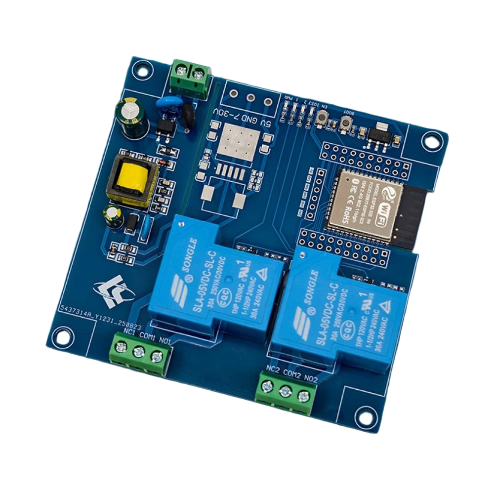 ESP32 Dual-channel 30A Relay M - Esp32 Uart Module ulasan dan harga
