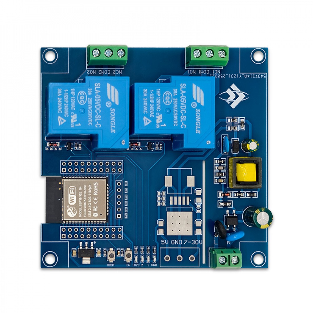 ESP32 Dual-channel 30A Relay M - Esp32 Uart Module ulasan dan harga