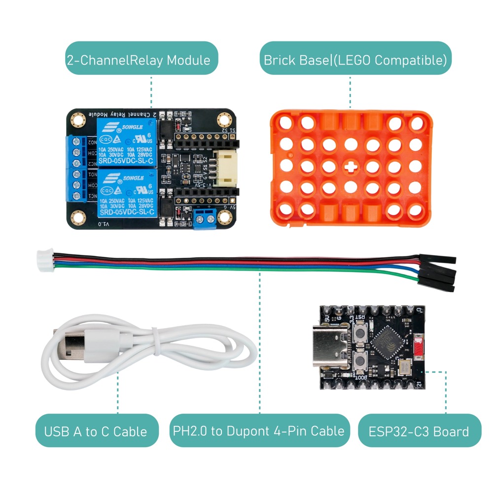 2CH Relay Module Input5V Activ - Esp32 Uart Module ulasan dan harga