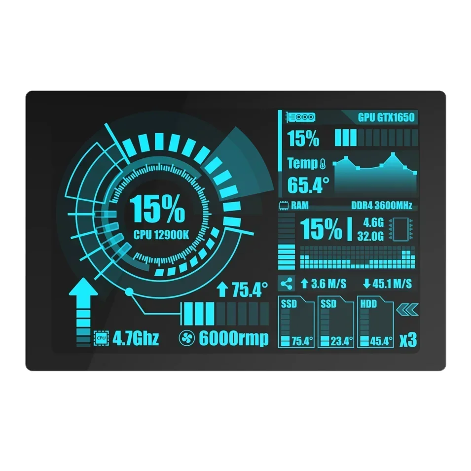New   WT32-SC01 PLUS 16MB hmi  - Esp32 ulasan dan harga