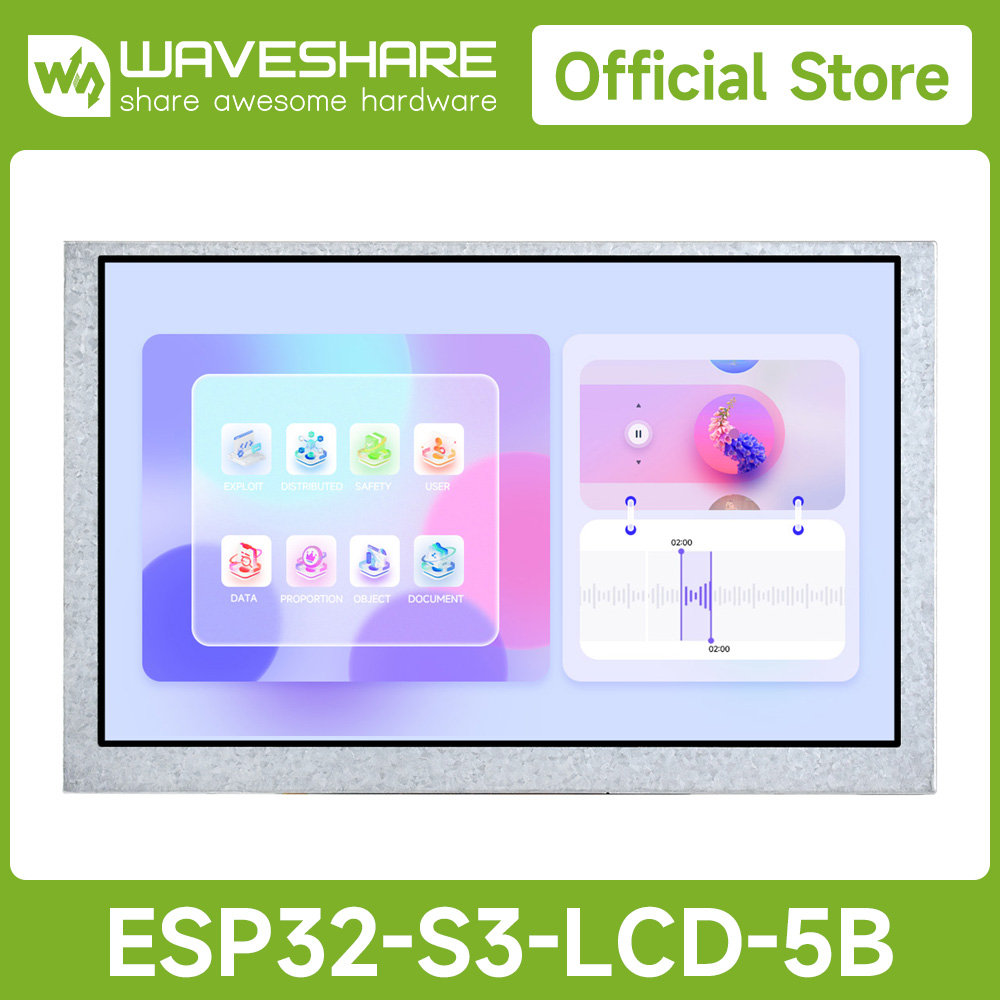Waveshare ESP32-S3 5inch Capac - Esp32 S3 ulasan dan harga