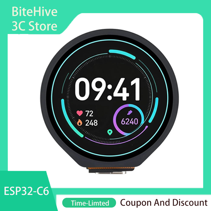 Waveshare ESP32-C6 1.28 Inch L - Esp32 C6 ulasan dan harga
