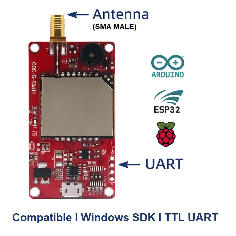 R300 UHF RFID Reader Module fo - Esp32 Uart Module ulasan dan harga