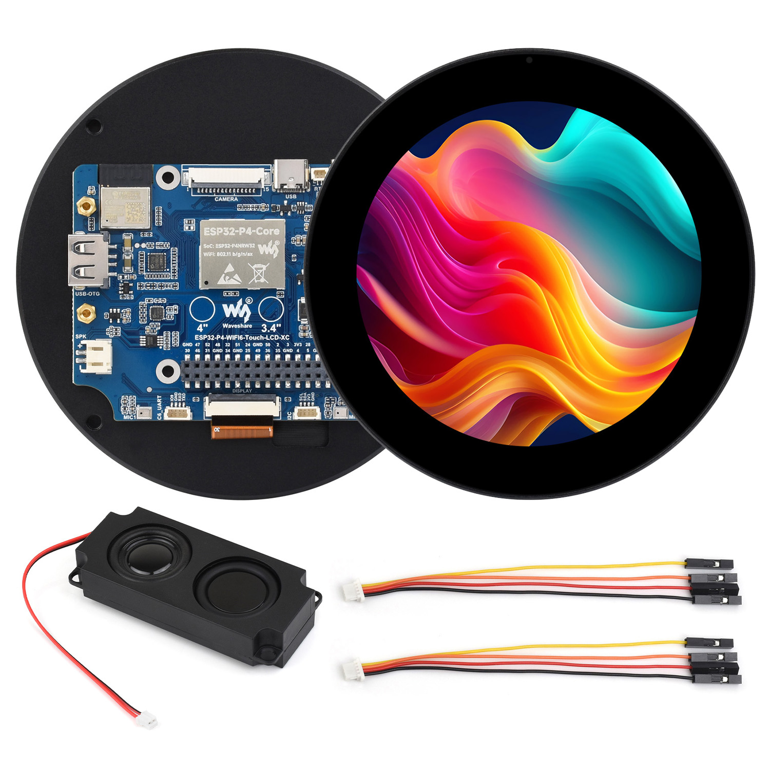 ESP32-P4 3.4/4 Inch Round Touc - Esp32 P4 ulasan dan harga
