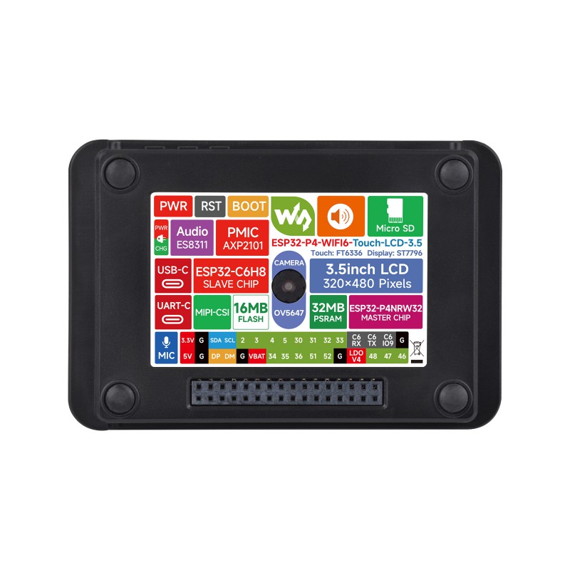 Waveshare ESP32-P4 Wi-Fi 6 Vis - Esp32 P4 ulasan dan harga