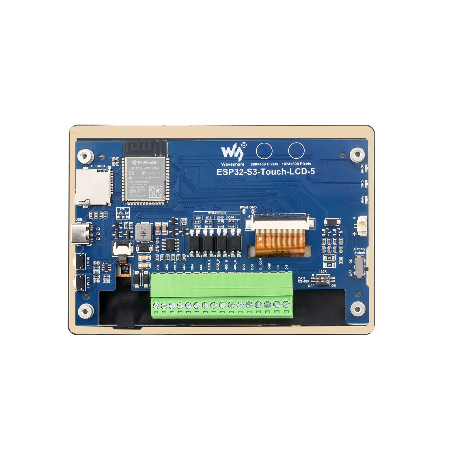 ESP32-S3 5inch Capacitive Touc - Esp32 S3 ulasan dan harga